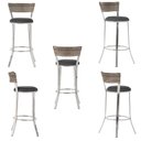 Ver imagem 5 de Banqueta Bistro para Bar, Cozinha, Balcão em Alumínio e Fibra Tc Zanutto 5 Unidades Capuccino