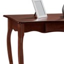 Ver imagem 4 de Aparador Meyer para Sala com Pés Luiz Xv e 1 Gaveta - Castanho Envelhecido