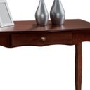 Ver imagem 3 de Aparador Meyer para Sala com Pés Luiz Xv e 1 Gaveta - Castanho Envelhecido