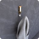 Ver imagem 1 de Gancho Cabide de Toalha para Banheiro Cromado e Gold Empire