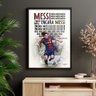 Quadro Messi Narração Histórica Encara Messi Barcelona - 3