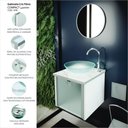 Ver imagem 4 de Gabinete para Banheiro Fênix Compact 42cm - 10162 - Cris Metal Gabinete para Banheiro Cris Fênix com