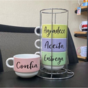 Ver imagem 6 de Torre Jogo Xicara Caneca Personalizada Presente Casamento Café