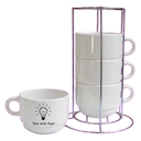Ver imagem 2 de Torre Jogo Xicara Caneca Personalizada Presente Casamento Café