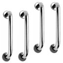Ver imagem 1 de Alça de Apoio 30cm Kit 4 Unidades Barra Inox Idoso Cadeirante Deficiente Banheiro Box Corrimao Supor