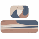 Ver imagem 2 de Kit Tapete de Cozinha 2 Peças Minimalista