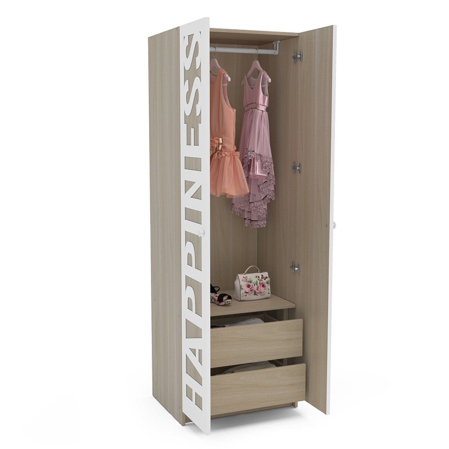 Guarda-Roupa Infantil 2 Portas 2 Gavetas Comic - 3
