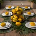 Ver mais imagens de 20 Carambolas Fake em Poliestireno (12cm) para Decoração com Aparência Realista e Cores Vibrantes