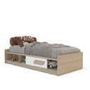 Ver imagem 5 de Cama Solteiro Porta de Correr 3D 3 Nichos MDP Fox