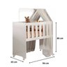 Mini Berço Moises 4 em 1 Moderno + Mosquiteiro e Colchão - 4
