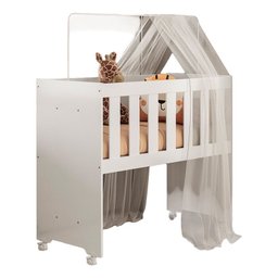 Mini Berço Moises 4 em 1 Moderno + Mosquiteiro e Colchão - 2