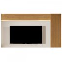 Ver imagem 2 de Painel para Tv até 75 Polegadas Valencia com Led Horizontal Tauari/off White - Mavaular