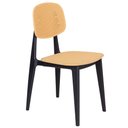 Ver imagem 3 de Kit 4 cadeiras de jantar cozinha tela retrô Joana Nude Bege