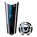 Ver imagem 1 de Adesivo Faixa Gravata Tanque E Bocal Moto Resinado FAN 160 Teu Adesivo Adesivo Faixa Gravata Tanque 