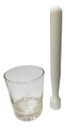 Ver imagem 2 de Kit Caipirinha 3 Peças Copo Tabua De Vidro Sortida E Socador