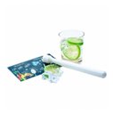 Ver imagem 3 de Kit Caipirinha 3 Peças Copo Tabua De Vidro Sortida E Socador