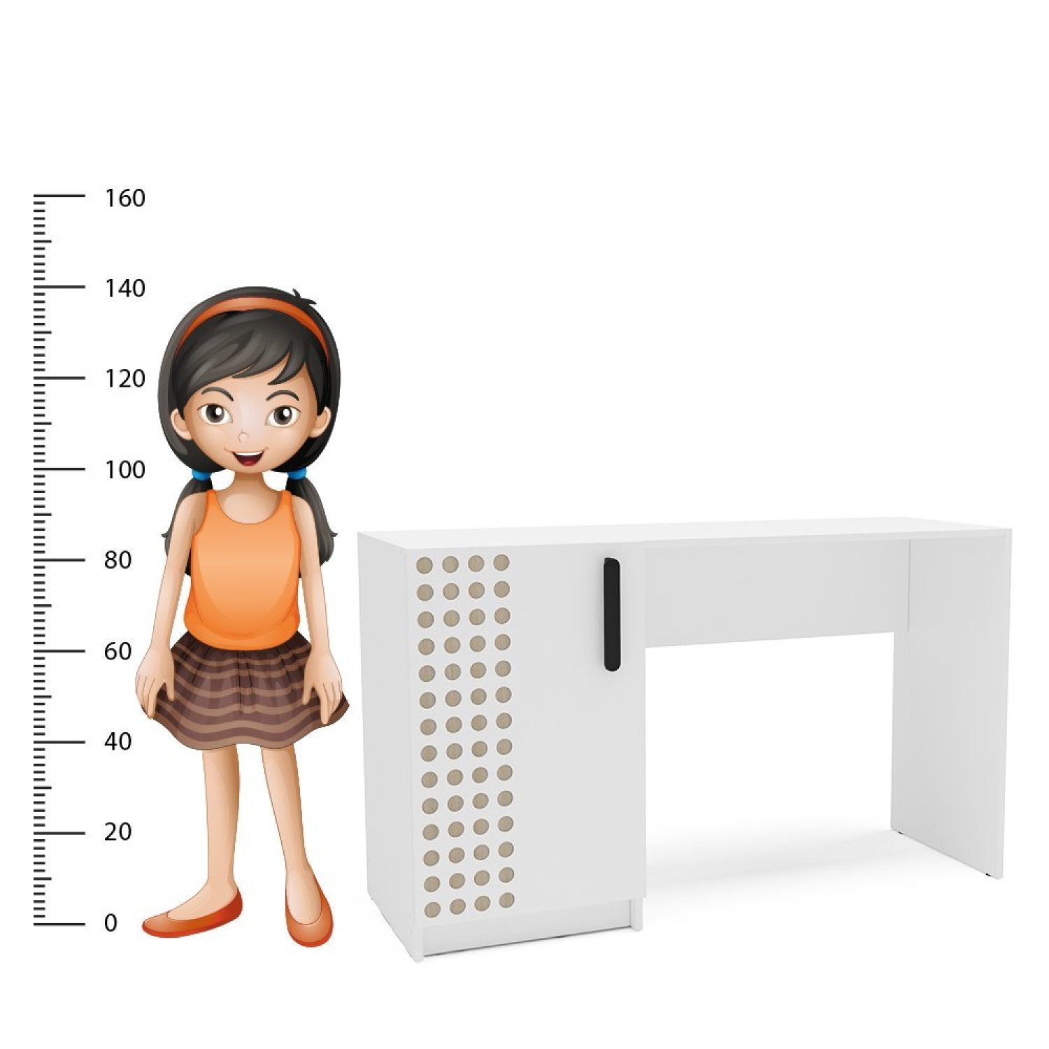 Escrivaninha Mesa Infantil 1 Porta Domi - 5