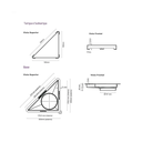Ver imagem 3 de Ralo Linear Vertex Triangular Tampa Inox Escovado