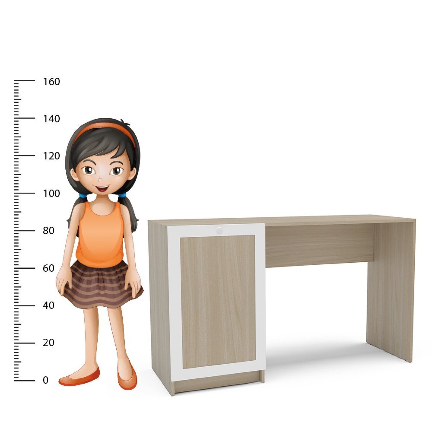 Escrivaninha Mesa Infantil 1 Porta Comic - 6