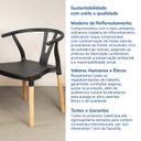 Ver imagem 5 de Cadeira de Jantar Wishbone Yescasa