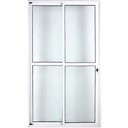 Ver imagem 1 de Porta Balcão de Correr 2 Folhas 2,10x1,20m Linha 25 Branco