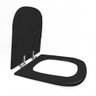 Assento Sanitário Poliéster para Louça Polo (deca) Super Luxo Cromado (reb. Oculto) Ébano - 2