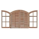 Ver imagem 1 de Janela de Madeira de Abrir 120x120cm 4 Folhas Rodam 
