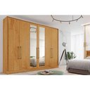 Ver imagem 1 de Guarda Roupa Casal 6 Portas (2 C/ Espelho) e 6 Gavetas Argos Peroba - Europa