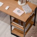 Ver imagem 3 de Mesa de Escritório com Prateleira 120x50cm