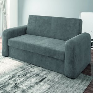 Sofá Cama Beny Versátil 2 Lugares em Veludo Selmer