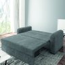 Sofá Cama Beny Versátil 2 Lugares em Veludo Selmer - 2