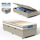 Ver imagem 2 de Cama Box Baú com Colchão de Molas Ensacadas Double Face Pillow Euro Alfa Probel Solteiro 88cm