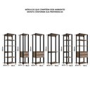 Ver imagem 6 de Guarda Roupa Closet 6 Peças com 3 Cabideiros 6 Gavetas e 16 Nichos Easy