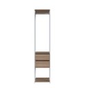 Ver imagem 7 de Guarda Roupa Closet 3 Peças com 3 Cabideiros 4 Gavetas e 2 Nichos Easy Bege/Branco/Montana