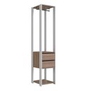 Ver mais imagens de Guarda Roupa Closet 3 Peças com 3 Cabideiros 4 Gavetas e 2 Nichos Easy 