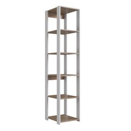 Estante para Livros Modular 3 Peças com 2 Gavetas e 14 Nichos Easy - 7
