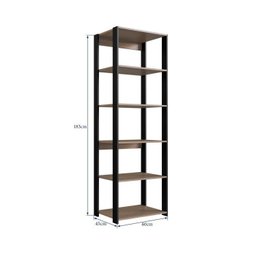 Estante para Livros Modular 3 Peças com 2 Gavetas e 14 Nichos Easy - 12