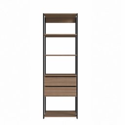 Estante para Livros Modular 3 Peças com 2 Gavetas e 14 Nichos Easy - 14