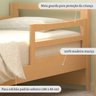 Cama Infantil Madeira Maciça 85cmx196cm - 6