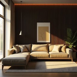 Painéis Ripados Wpc 18mm Tabaco 280x16cm - Revestimento Decorativo Parede Sala Quarto Cozinha - 9