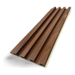 Painéis Ripados Wpc 18mm Tabaco 280x16cm - Revestimento Decorativo Parede Sala Quarto Cozinha - 4