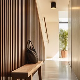 Painéis Ripados Wpc 18mm Tabaco 280x16cm - Revestimento Decorativo Parede Sala Quarto Cozinha - 2