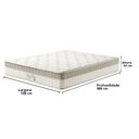 Ver imagem 3 de Cama Box Baú Bege e Colchão King Best Bege Molas Ensacadas Casal Anjos