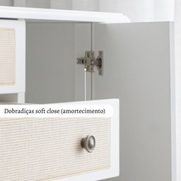Quarto para Bebê Berço e Cômoda 4 Gavetas Versailles Plus - 15
