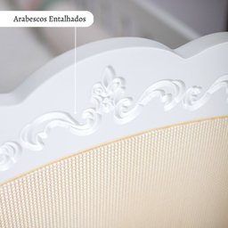 Quarto para Bebê Berço e Cômoda 4 Gavetas Versailles Plus - 5