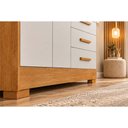 Ver imagem 6 de Guarda Roupa Casal 6 Portas e 6 Gavetas c/ Pés Encant/Berlim Cumaru/Fendi 25 - Novo Horizonte