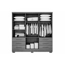Ver imagem 4 de Guarda Roupa Casal 6 Portas e 6 Gavetas c/ Pés Encant/Berlim Cumaru/Fendi 25 - Novo Horizonte