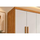 Ver mais imagens de Guarda Roupa Casal 6 Portas e 6 Gavetas c/ Pés Encant/Berlim Cumaru/Fendi 25 - Novo Horizonte