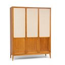 Ver imagem 3 de Guarda Roupa Casal 3 Portas 3 Gavetas Viena Marrom/Mel
