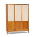 Ver imagem 3 de Guarda Roupa Casal 3 Portas 3 Gavetas Viena Marrom/Mel